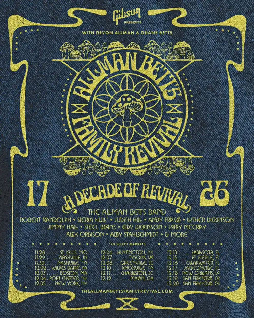 Allman Betts Band anunță aniversarea a 10-a