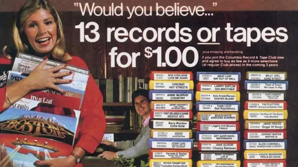 Columbia House, serviciul de muzică prin poștă, se închide