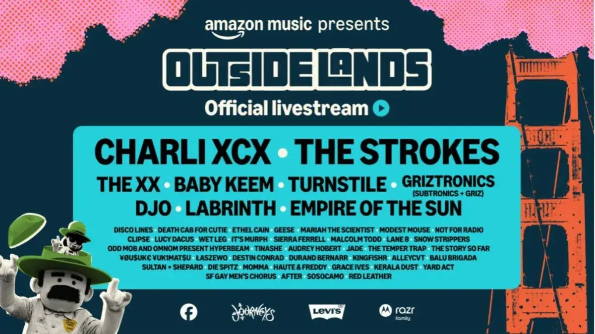 Outside Lands 2026: Festivalul vine la tine acasă, prin Amazon Music